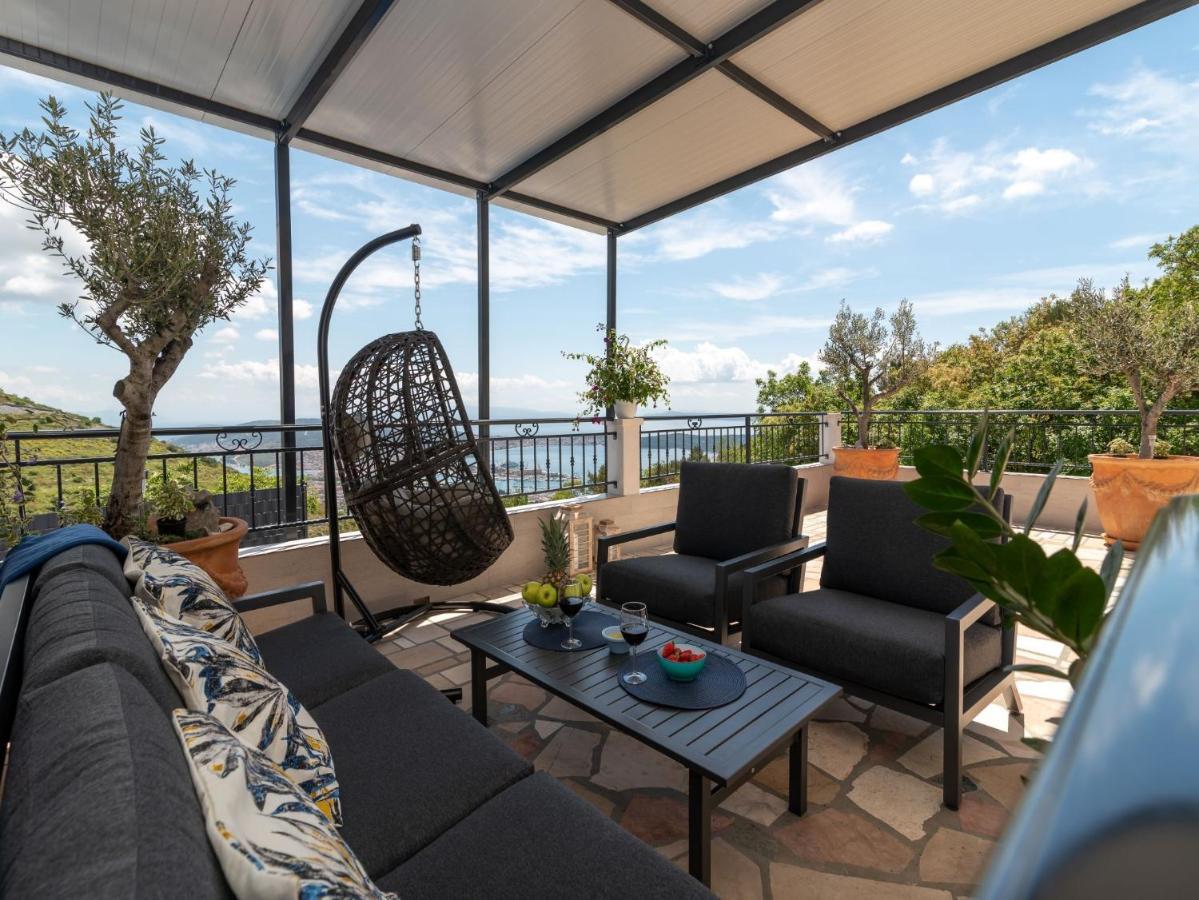 Scenic Sea View,Three Bedroom Villa With Pool Τρογκίρ Εξωτερικό φωτογραφία