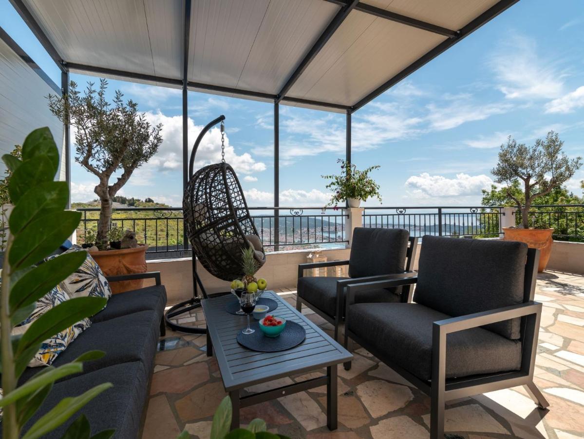 Scenic Sea View,Three Bedroom Villa With Pool Τρογκίρ Εξωτερικό φωτογραφία